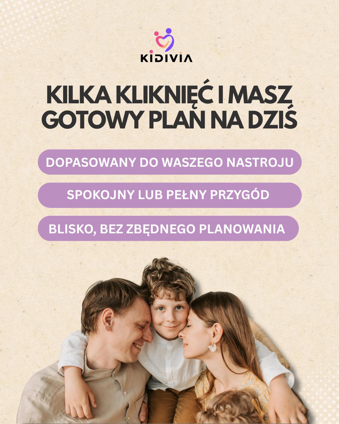 Gotowy plan na dziś — dopasowany do nastroju rodziny